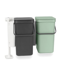 Brabantia afvalemmer Sort & Go 2x12 liter