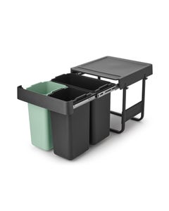 Brabantia Sort & Go inbouw afvalemmer 2x10+20 liter