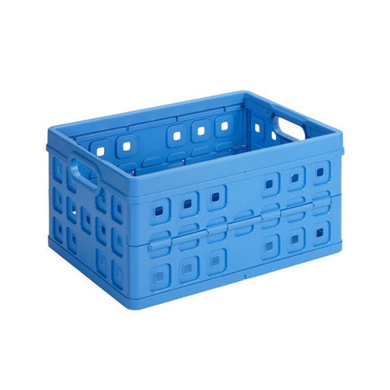 Sunware vouwkrat 490x360x245 mm 32 liter blauw