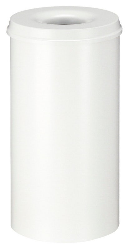 Vlamdovende papierbak 110 liter wit