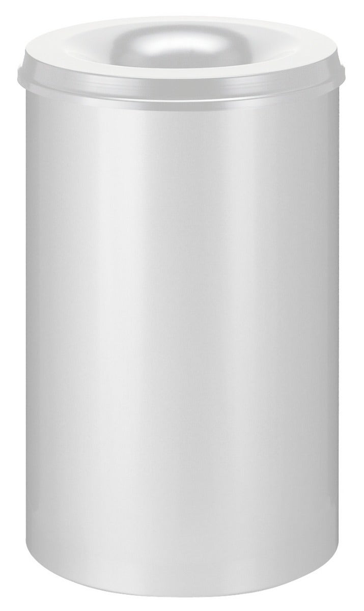 Vlamdovende papierbak 110 liter grijs (RAL 7035)