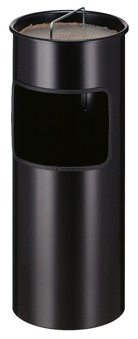 Ronde as-papierbak 30 liter zwart