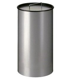 Metalen ronde zandasbak