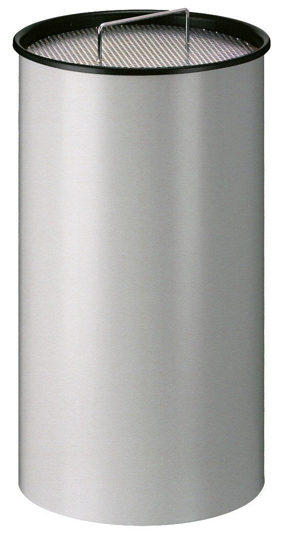 ronde grijze zandasbak