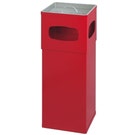 As-papierbak rood vierkant 50 liter