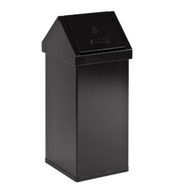 Carro Swing prullenbak 110 liter - Zwart