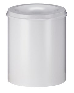 Papierbak wit met zwart deksel