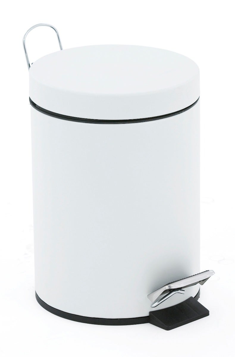 Pedaalemmer Classic wit 3 liter
