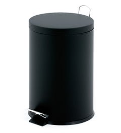 Pedaalemmer zwart 12 liter Classic model