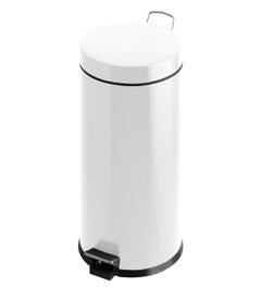 Classic pedaalemmer 30 liter wit