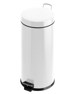 Classic pedaalemmer 30 liter wit