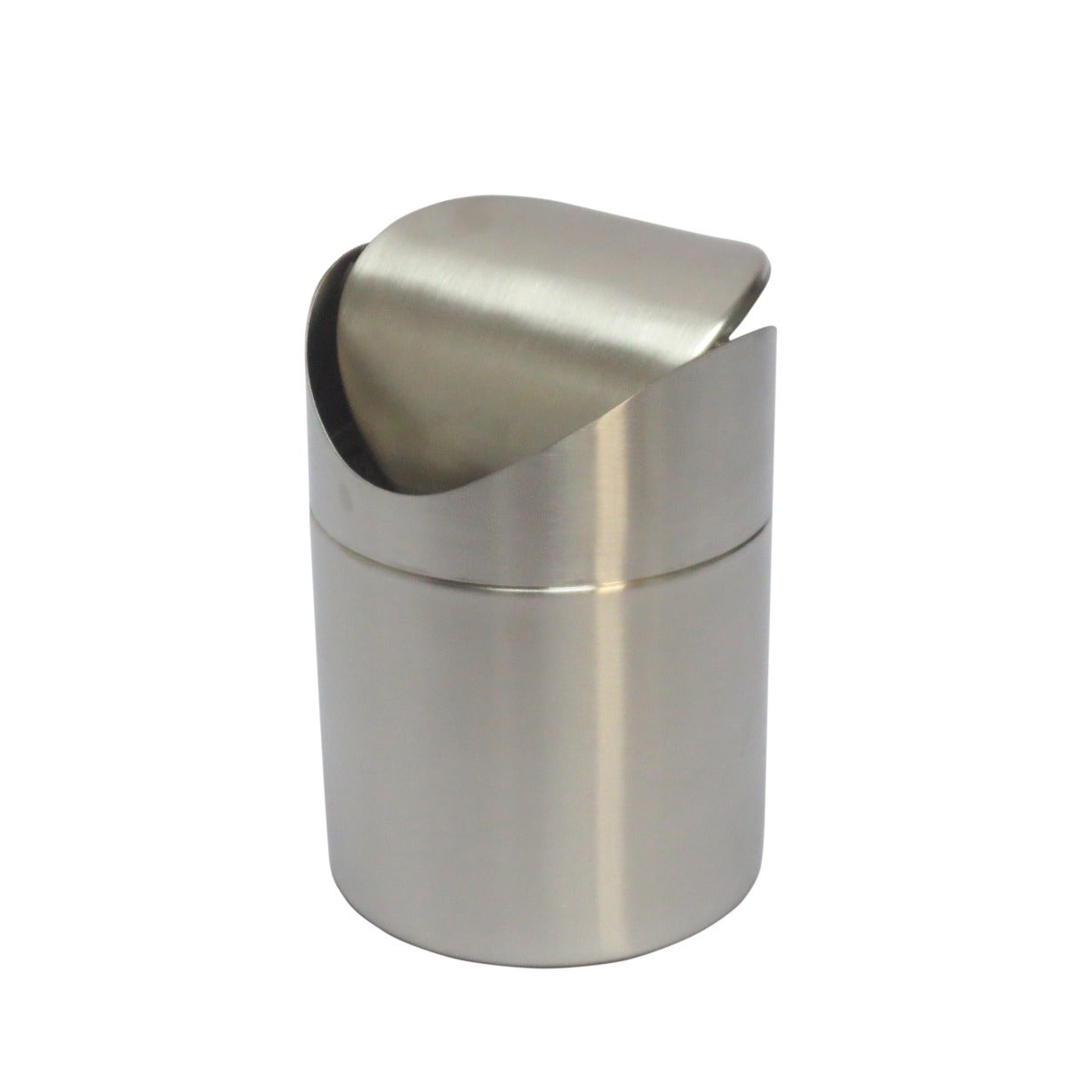 Roestvrijstaal tafelafvalbakje Swing deksel - 1,5 liter