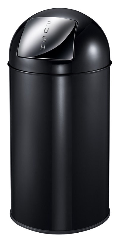 EKO Pushcan zwart 40 liter