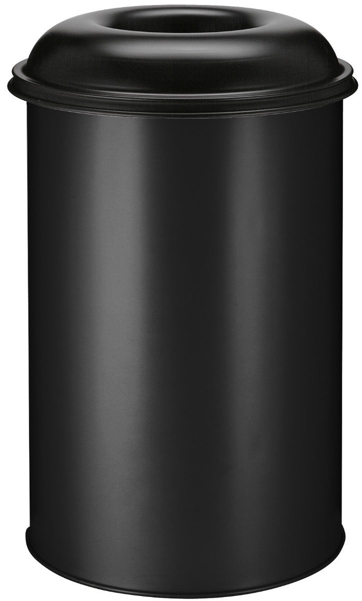 zwarte vlamdovende papierbak 200 liter