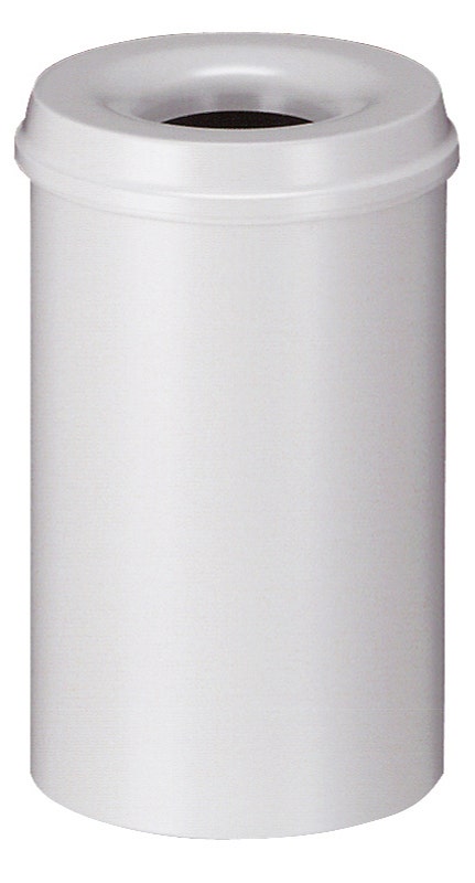 Vlamdovende papierbak 30 liter grijs V-part 