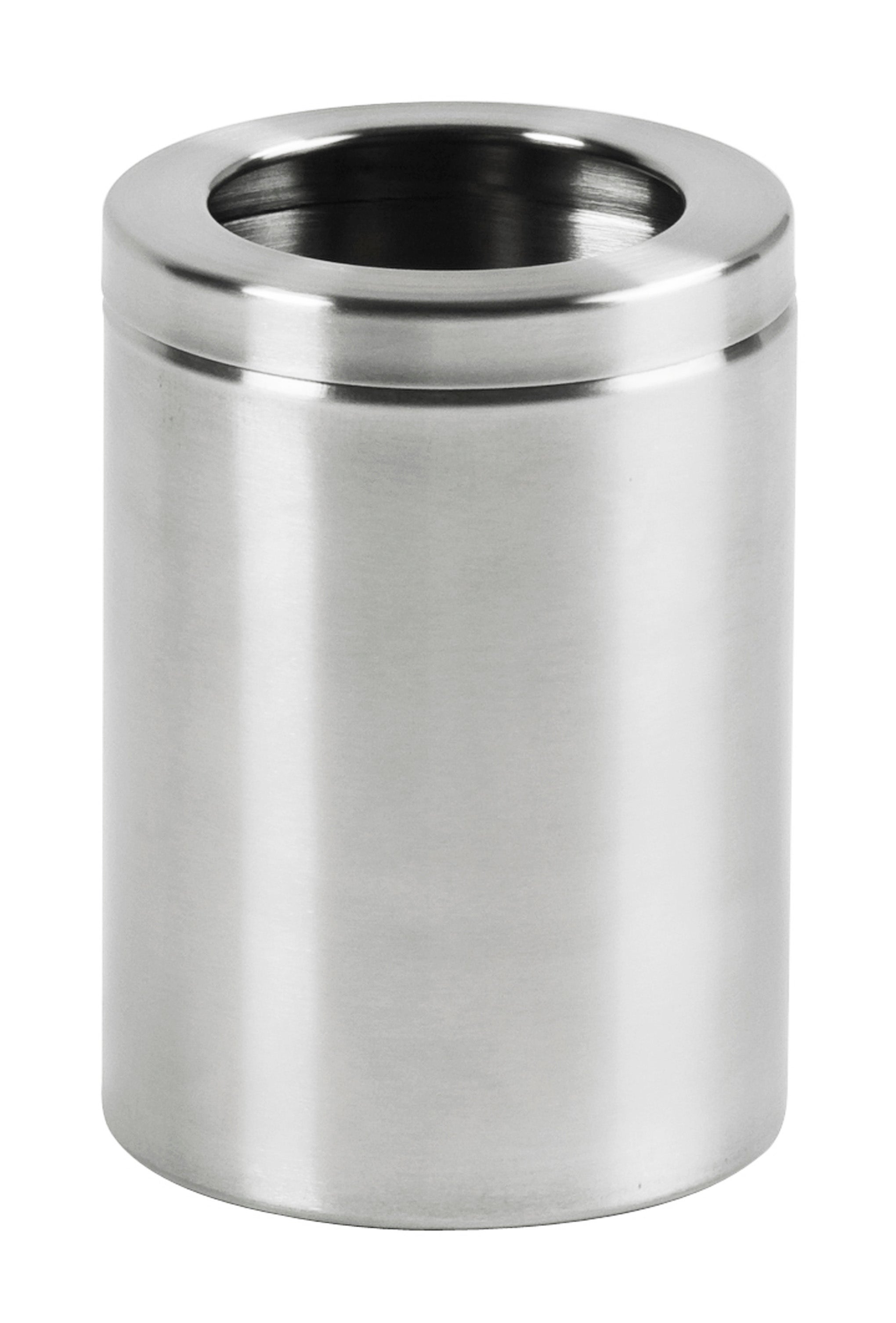 Tafelafvalbak RVS 2 liter rond - open top