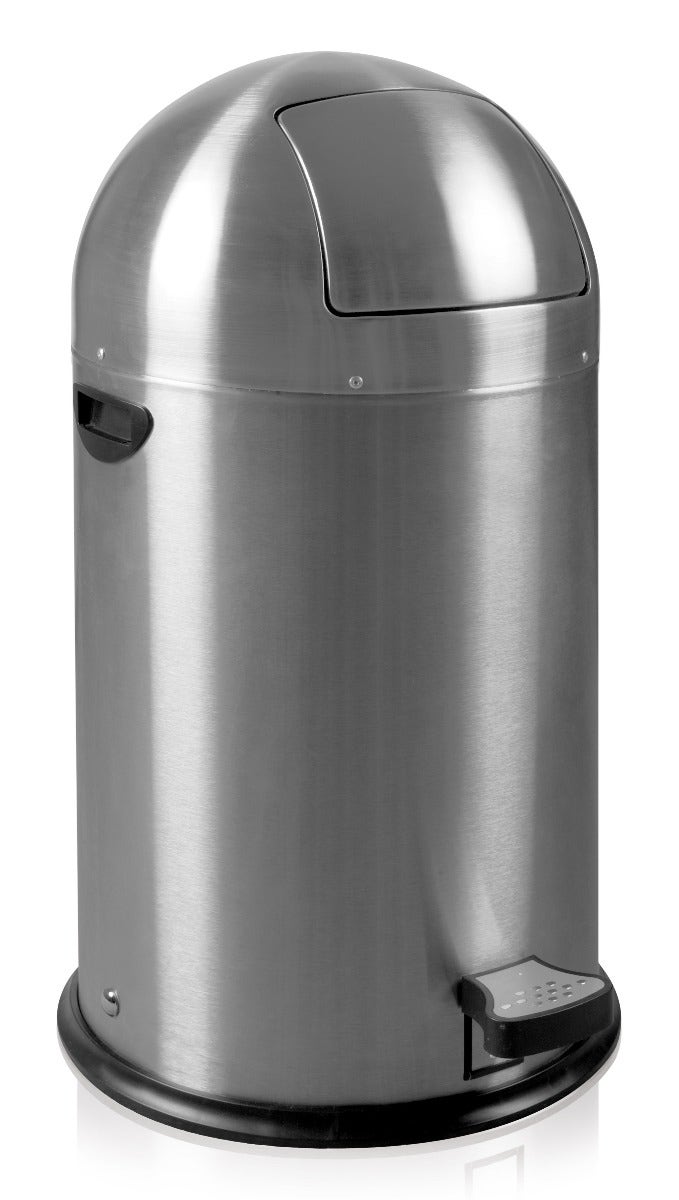 EKO Kickcan pedaalemmer 33 liter mat RVS