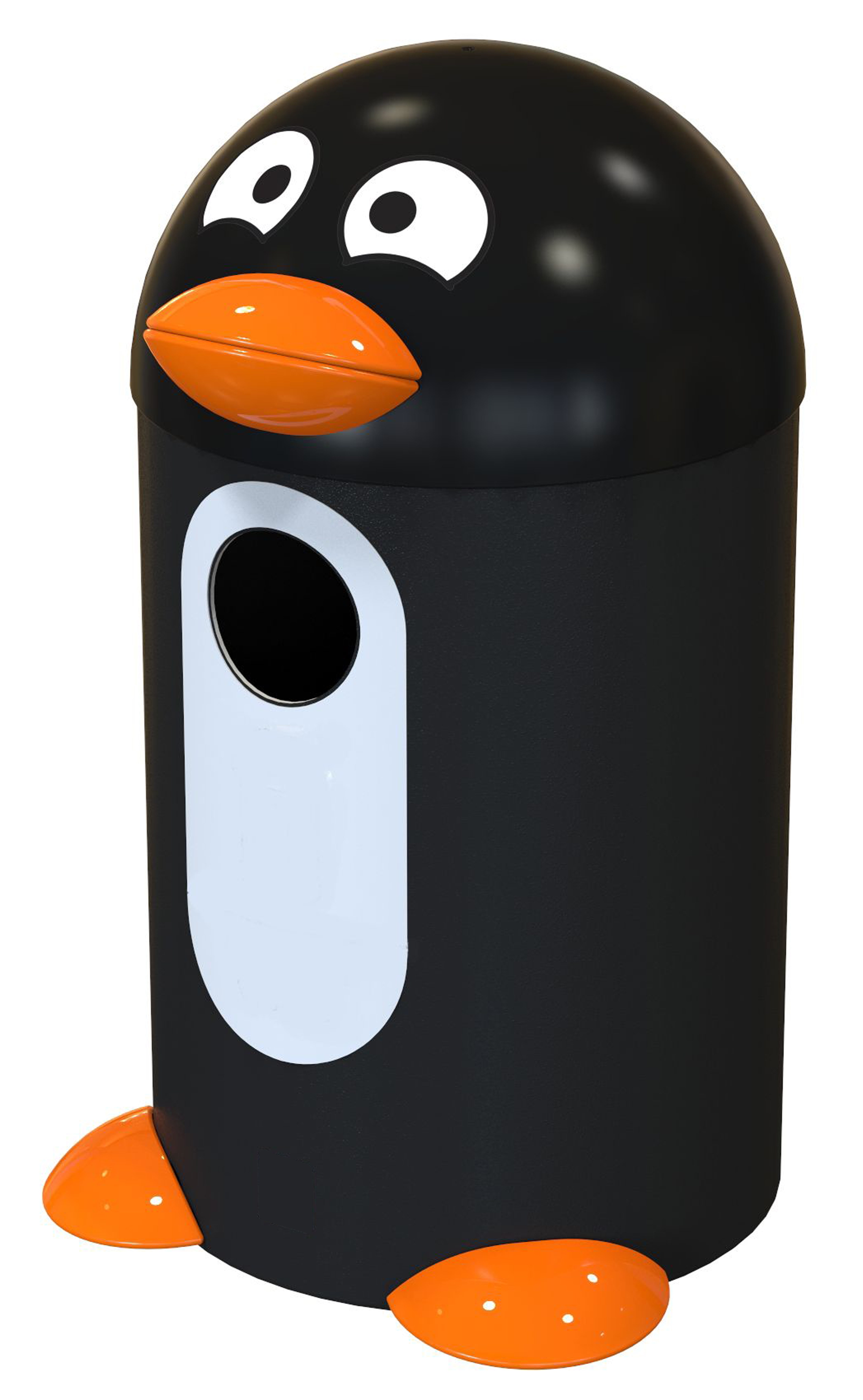 Buitenafvalbak pinguin model 55 liter
