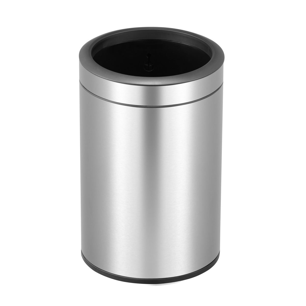 EKO ronde prullenbak open top 12l iter mat RVS