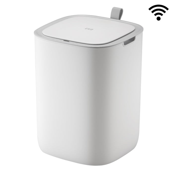 EKO Morandi Smart Sensor Prullenbak 30 Liter - Wit - Infraroodsensor EKO Morandi Smart Sensor Prullenbak 30 Liter - Wit - Infraroodsensor