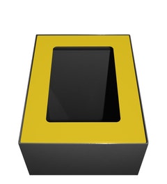 Deksel modulaire afvalscheidingsunit 60 liter Geel