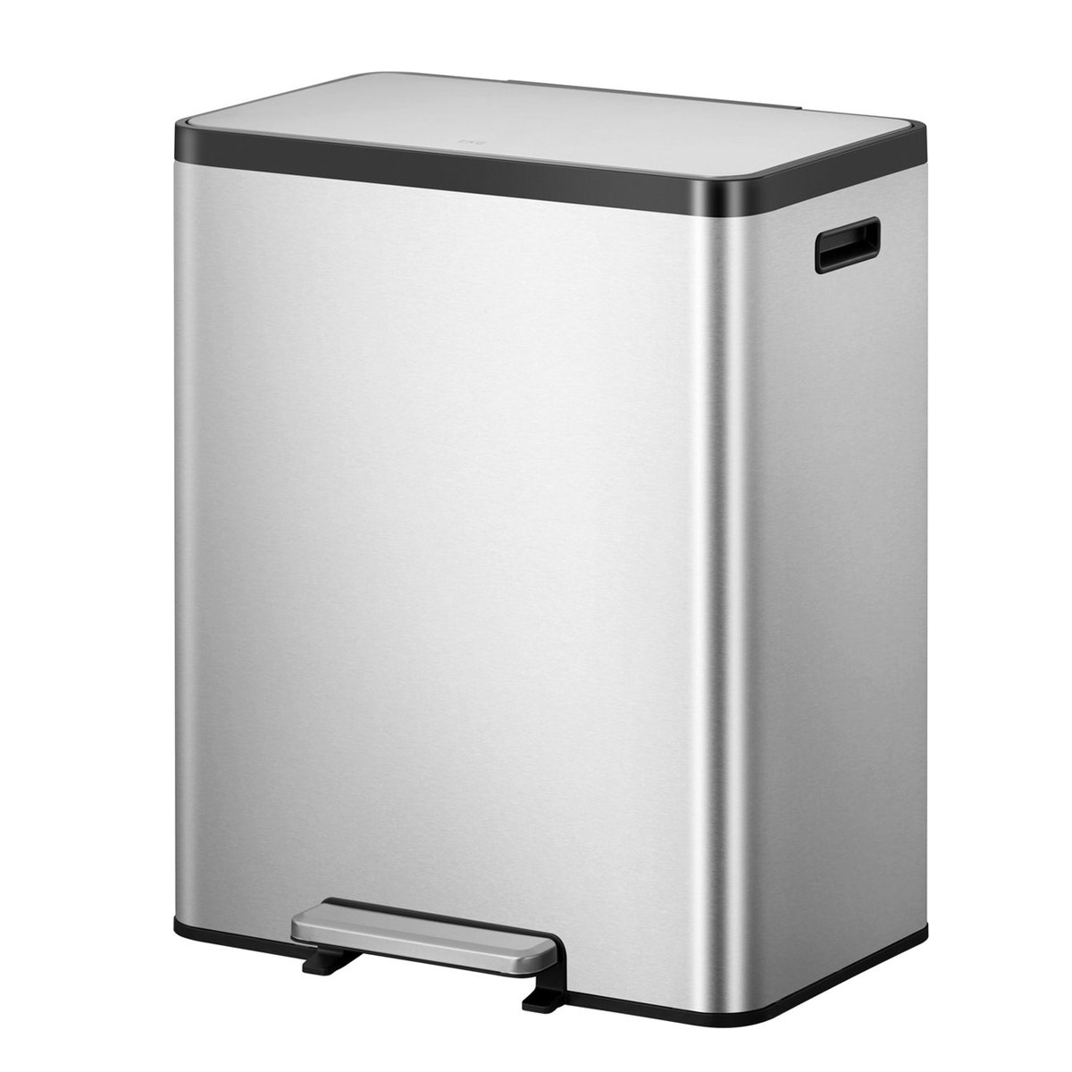 EKO Ecocasa II Pedaalemmer 30+30 liter mat RVS