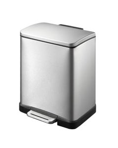 EKO E-Cube pedaalemmer 12 liter mat RVS