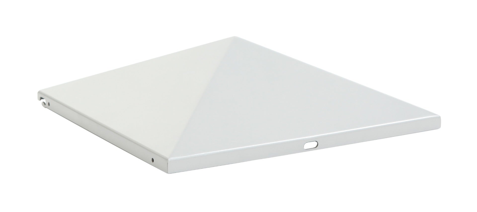 Dichte zilveren top piramide as-papierbak