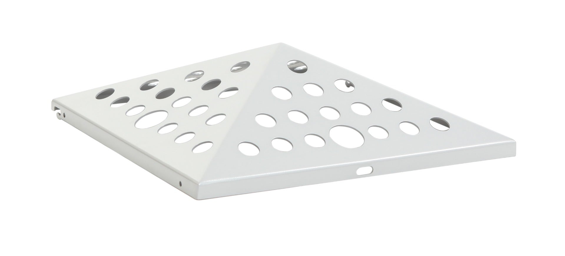 Open zilveren top piramide as-papierbak