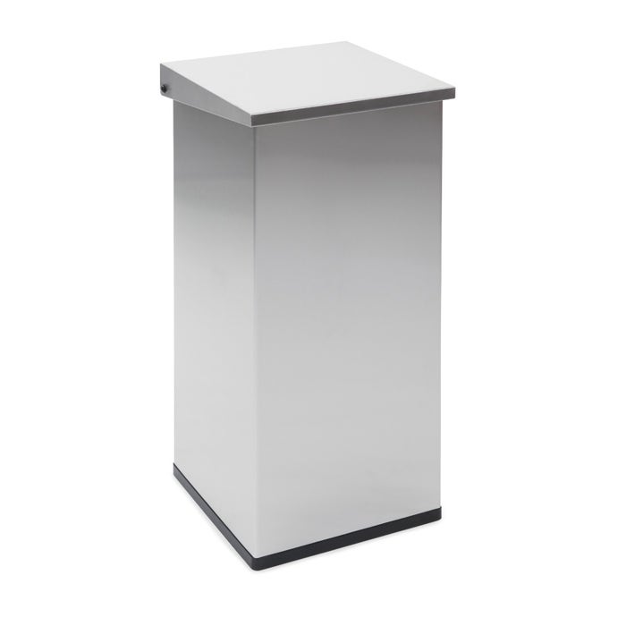 Carro-Lift afvalbak 110 liter RVS - Klep met demper - HACCP prullenbak