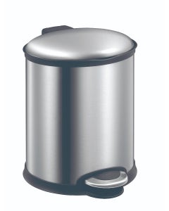 EKO Elipse pedaalemmer 6 liter mat RVS