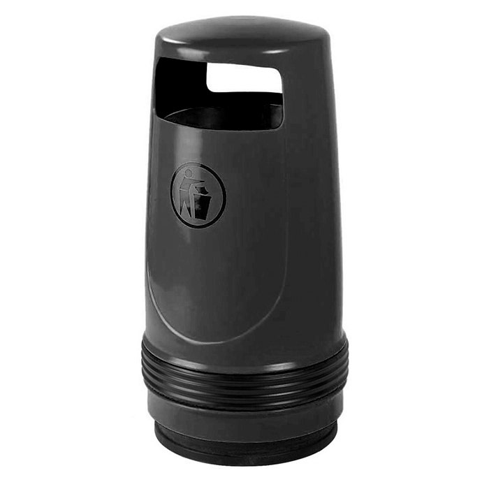 Buitenafvalbak Merlin 90 liter zwart