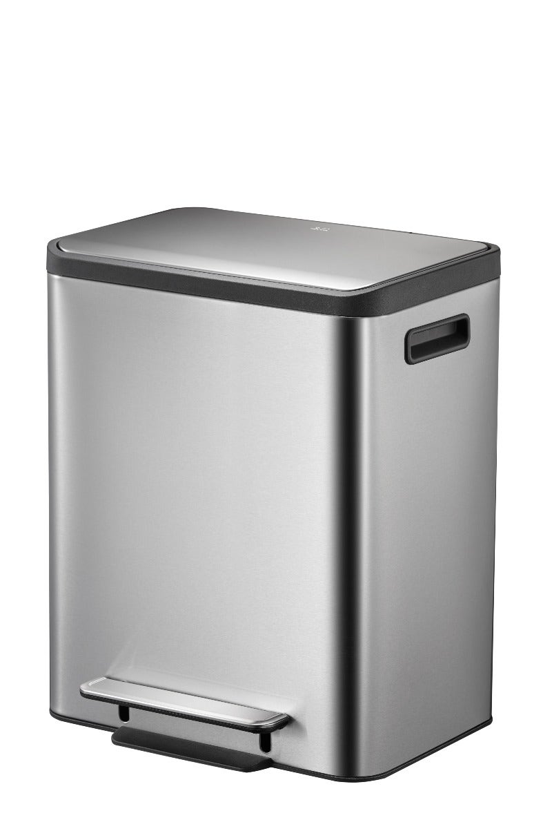 EKO EcoCasa pedaalemmer 30 liter mat RVS