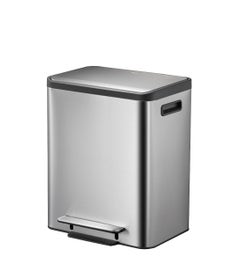 EKO EcoCasa pedaalemmer 30 liter mat RVS