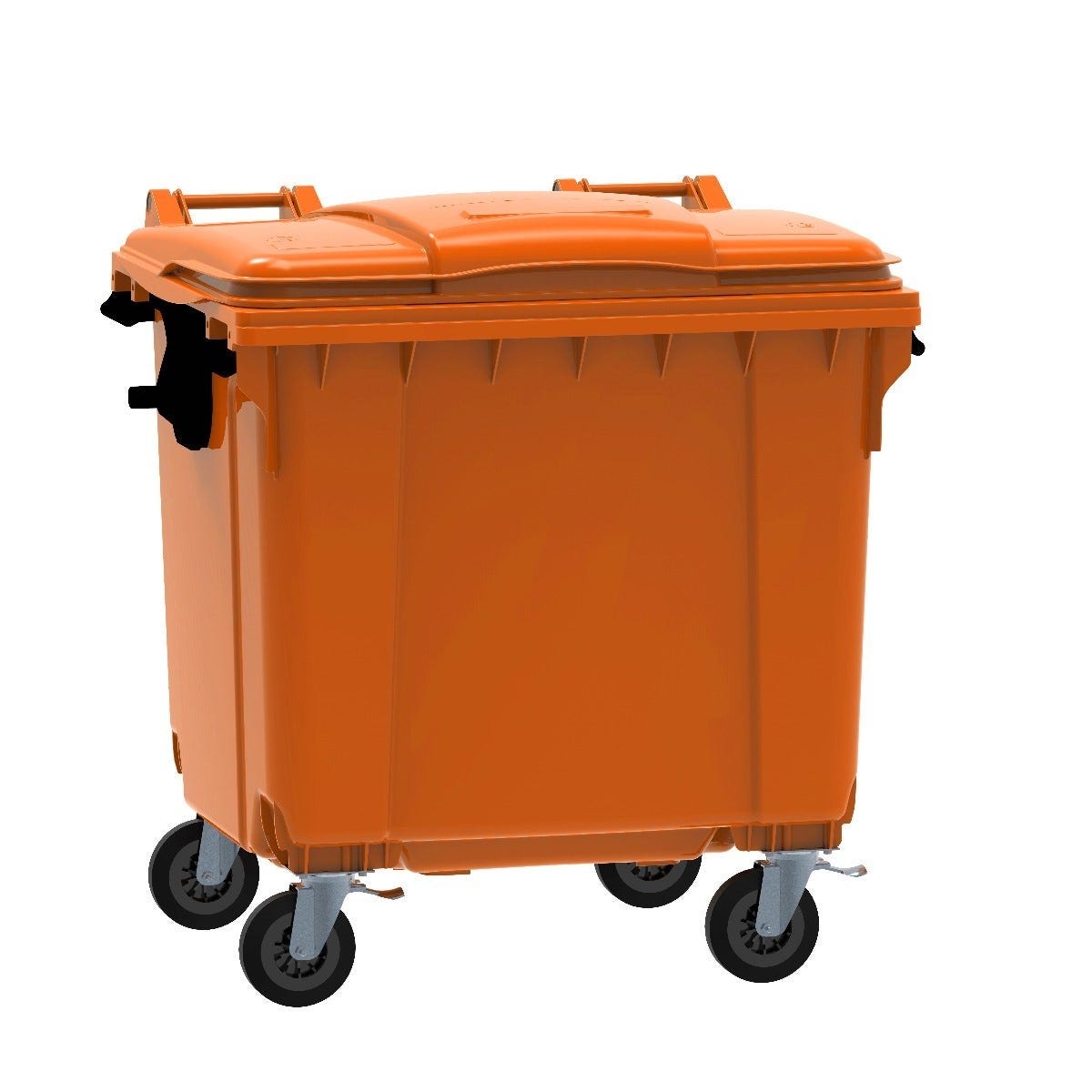 Oranje container 1100 liter
