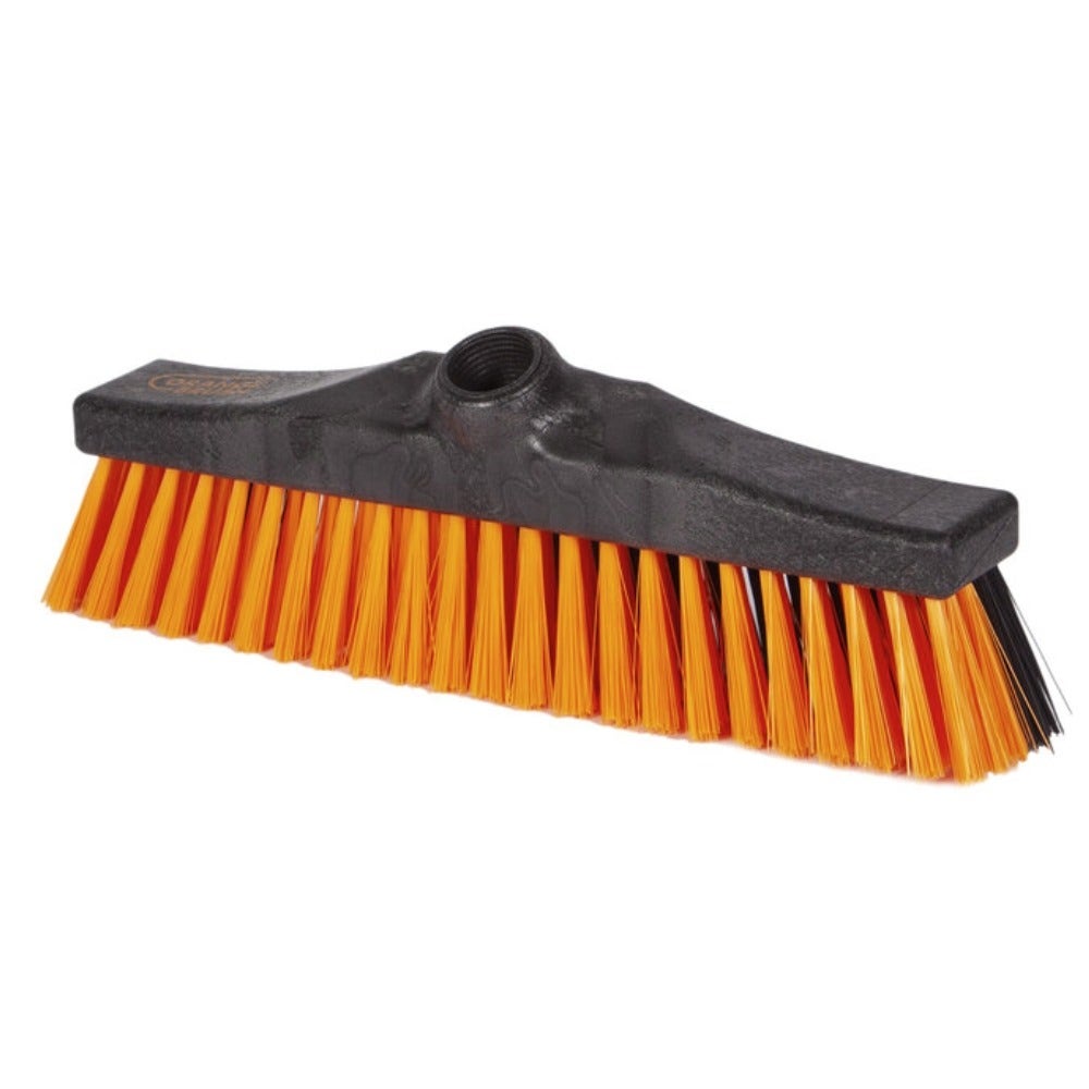 Orange Brush oranje zwart bezem 30 cm breed