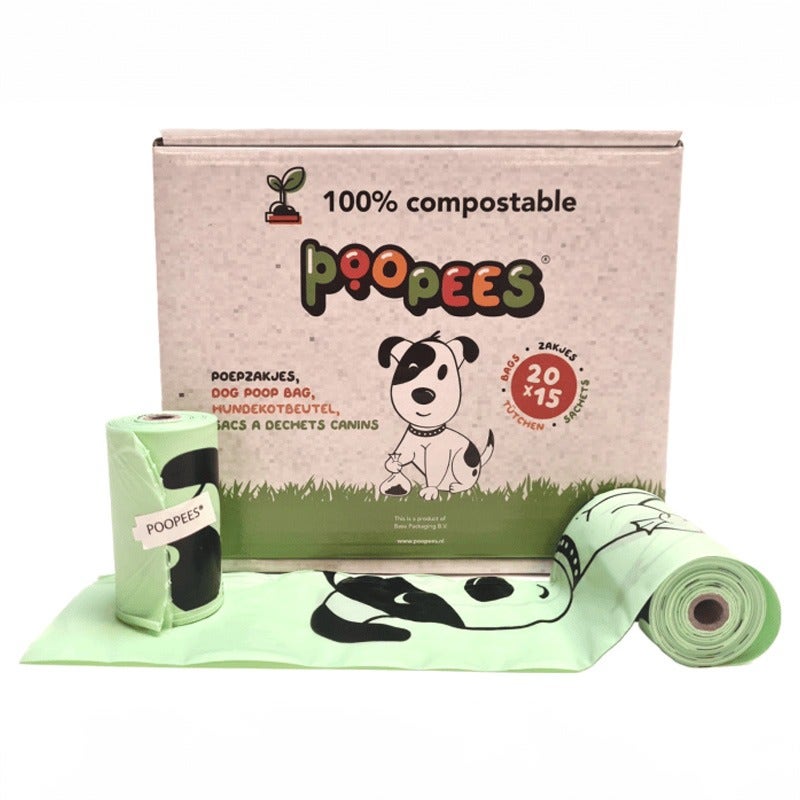 Hondenpoepzakjes Poopees navulling - Doos 300 stuks 