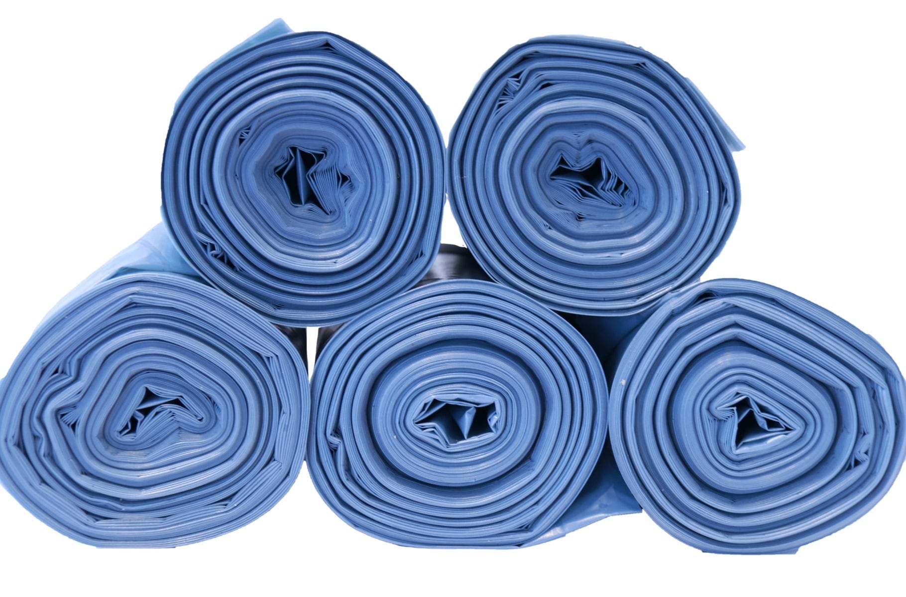 Bonton afvalzakken 58x102cm blauw - voor papier en karton