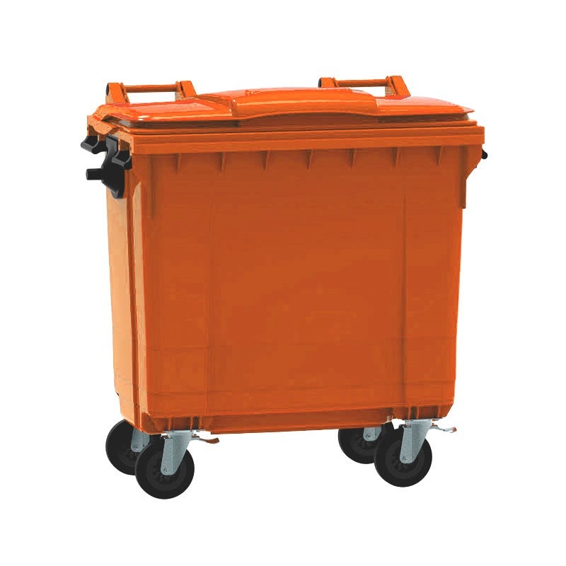 Afvalcontainer 770 liter oranje