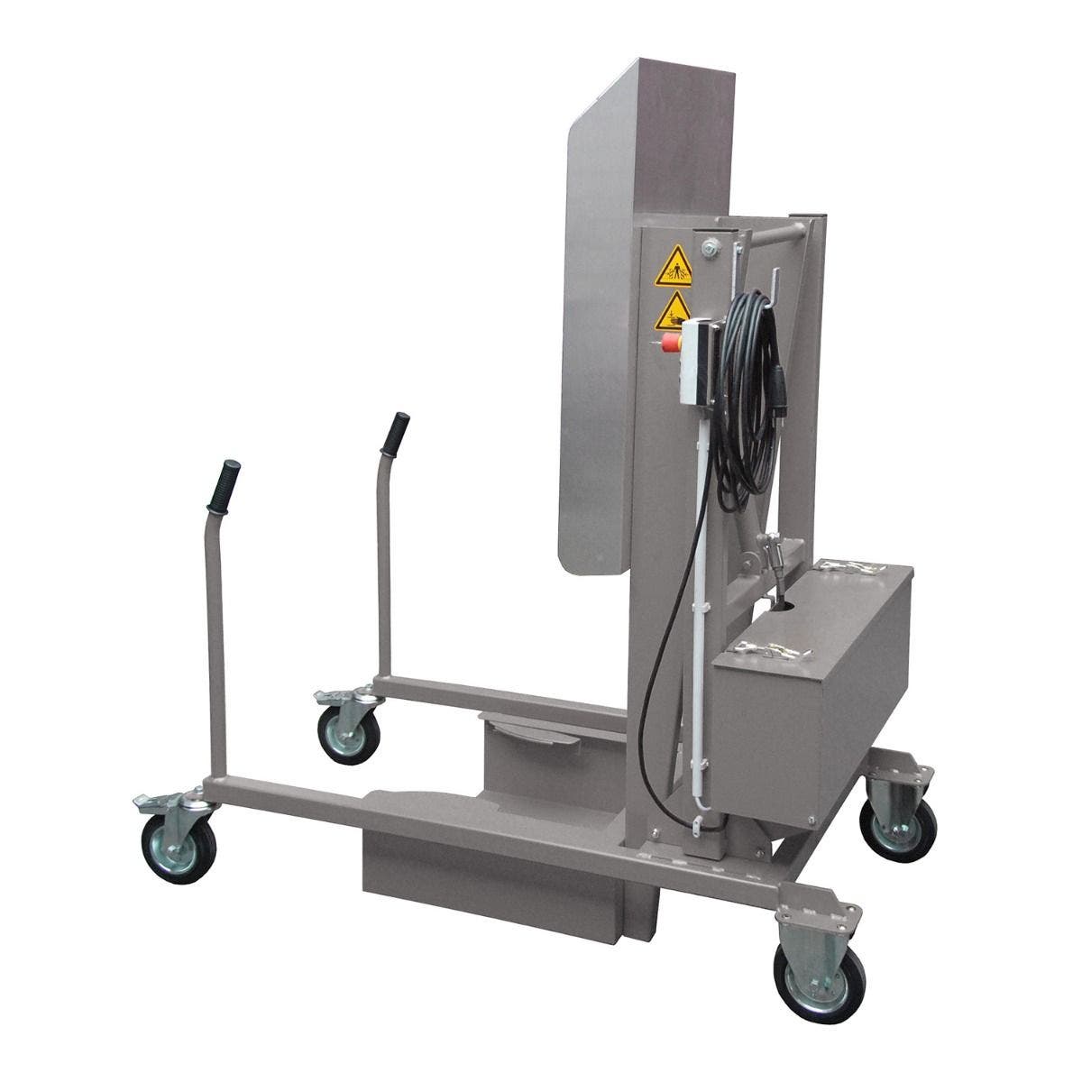 Afvalcontainer kantelaar MKS-230V grijs - Netstroom 230 Volt