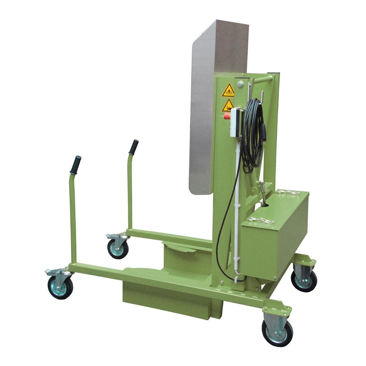 Afvalcontainer kantelaar MKS-230V groen - Netstroom 230 Volt