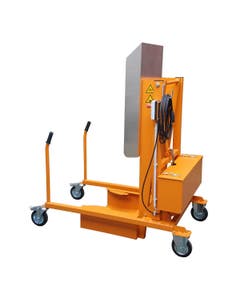 Afvalcontainer kantelaar MKS-230V oranje - Netstroom 230 Volt