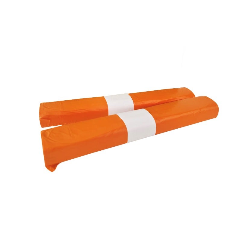 Afvalzakken 80x110cm T60 LDPE oranje - Doos 200 stuks