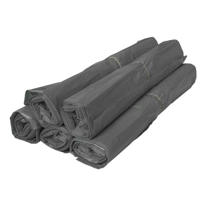 Afvalzakken 58x100cm T23 HDPE grijs - Doos 500 stuks