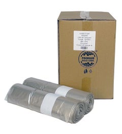 Afvalzakken 70x128cm 50my LDPE transculent - Doos 10 rollen à 20 stuks