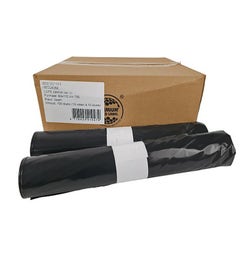 Afvalzakken 80x110cm T80 LDPE zwart - Doos 10 rollen à 10 stuks | Extra sterk