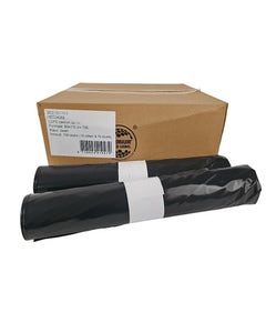 Afvalzakken 80x110cm T80 LDPE zwart - Doos 10 rollen à 10 stuks | Extra sterk