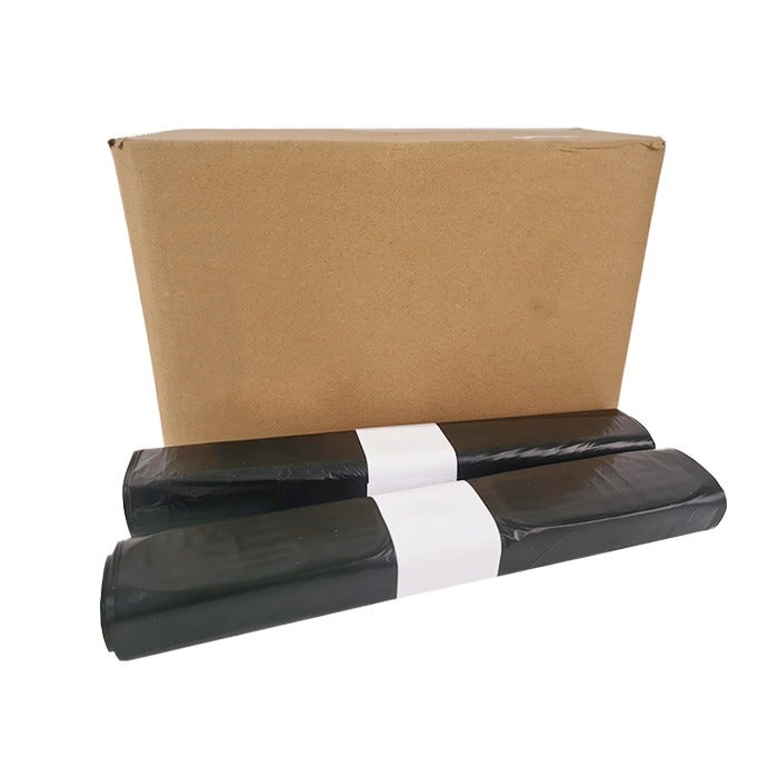 Afvalzakken 58x100cm T50 LDPE grijs recyclaat - Doos 250 zakken