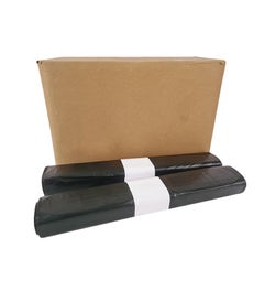 Afvalzakken 58x100cm LDPE T50 grijs - Doos 250 zakken