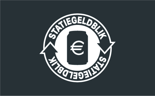 Pictogramsticker 65x40 mm blik zwart